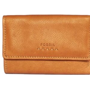 Fossil Sand Pebble Leather Women's Popstich Wallet. New Without Tag